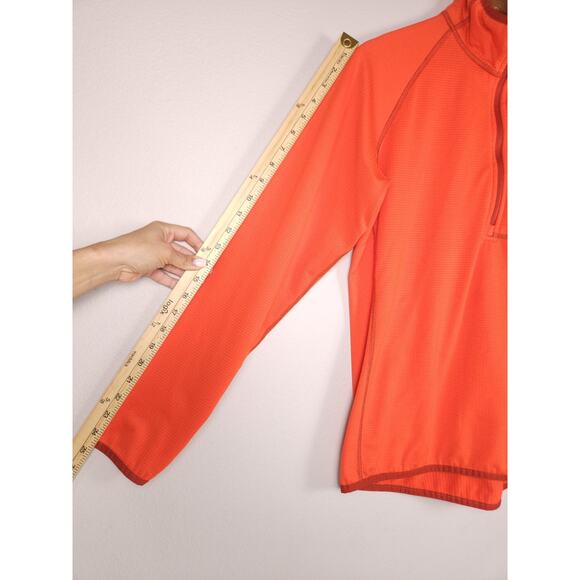 Eddie Bauer Women’s L Orange 1/4 Zip Performance Pullover – Stretch, Lightweight - Picture 7 of 15